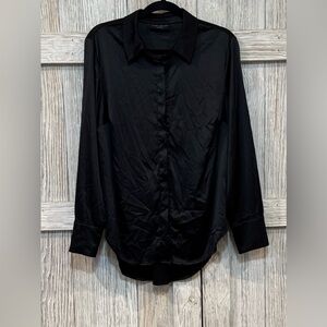 Lane Bryan Button-Up Hi/Low Shirt Sz 14
